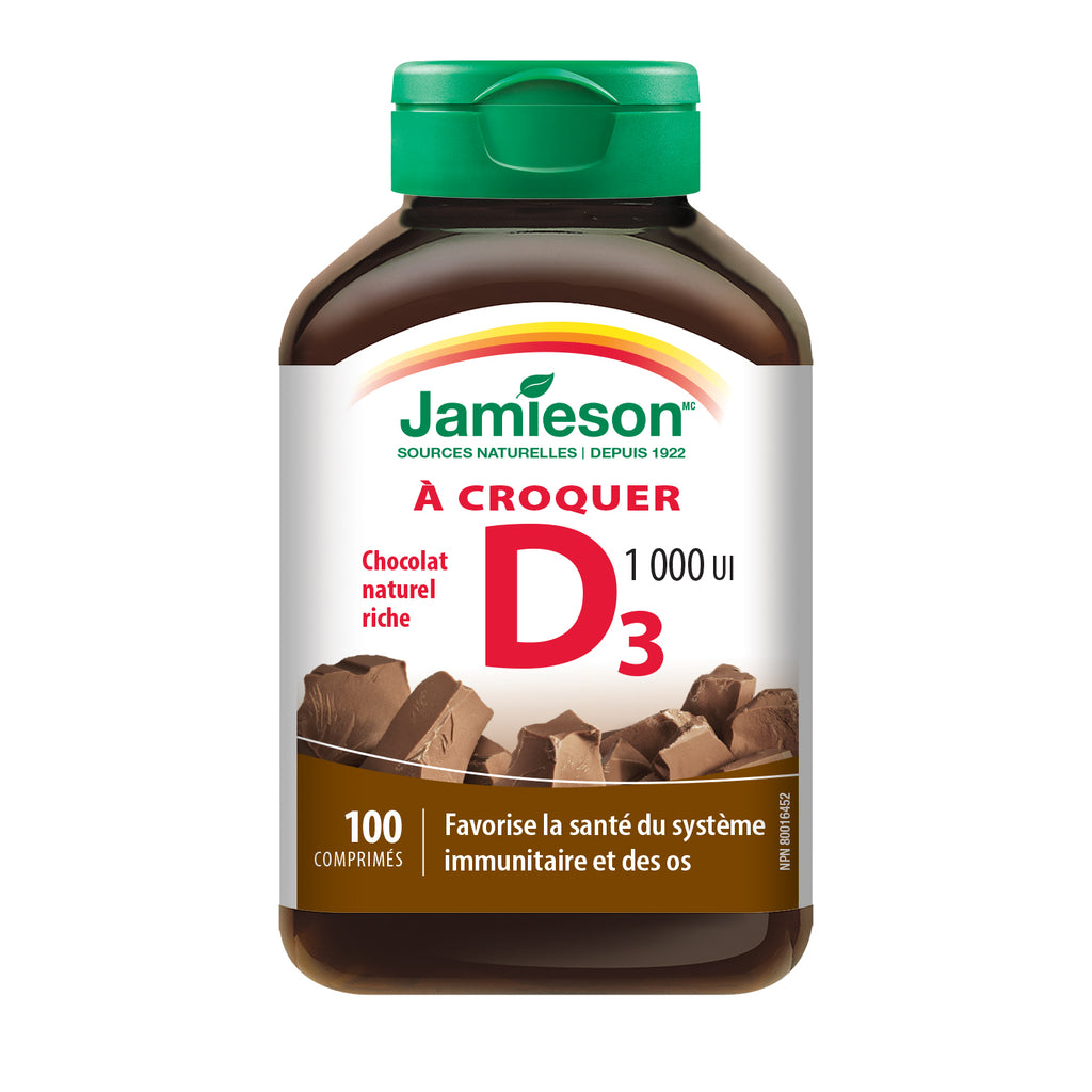 Jamieson Vitamin D3 Chocolate 100 - DrugSmart Pharmacy